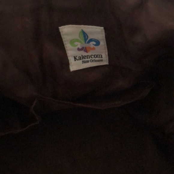 Multi colored easy wipe pokadot kalencom diaper bag - Picture 13 of 17